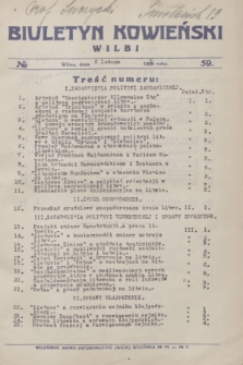 Biuletyn Kowieński Wilbi. 1927, № 59 (8 lutego)