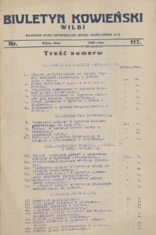 Biuletyn Kowieński Wilbi. 1928, nr 117 (6 kwietnia)