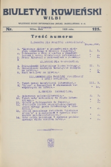 Biuletyn Kowieński Wilbi. 1928, nr 125 (6 czerwca)