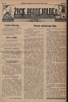 Życie Parafjalne : parafja Przen. Trójcy w Będzinie. 1937, nr 16