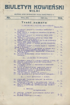 Biuletyn Kowieński Wilbi. 1929, nr 154 ([18 marca])