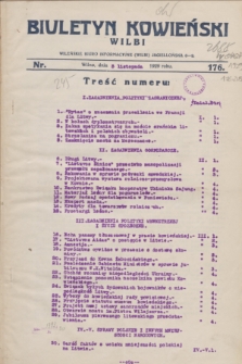 Biuletyn Kowieński Wilbi. 1929, nr 176 (8 listopada)