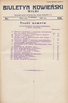 Biuletyn Kowieński Wilbi. 1929, nr 199 (18 grudnia)