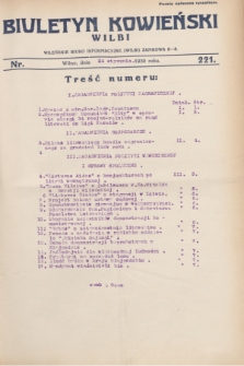 Biuletyn Kowieński Wilbi. 1930, nr 221 (24 stycznia)