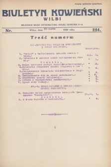 Biuletyn Kowieński Wilbi. 1930, nr 254 (29 marca)