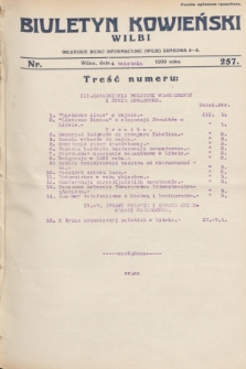 Biuletyn Kowieński Wilbi. 1930, nr 257 (4 kwietnia)