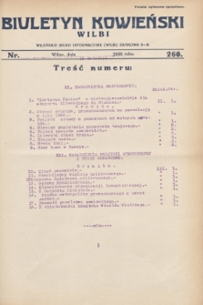 Biuletyn Kowieński Wilbi. 1930, nr 260 (12 kwietnia)