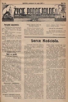 Życie Parafjalne : parafja Przen. Trójcy w Będzinie. 1937, nr 22