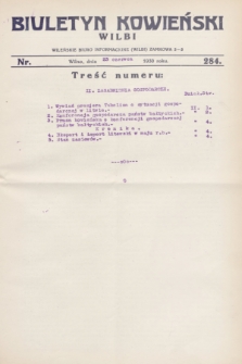 Biuletyn Kowieński Wilbi. 1930, nr 284 (23 czerwca)