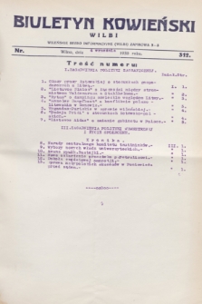 Biuletyn Kowieński Wilbi. 1930, nr 312 (4 września)