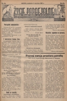 Życie Parafjalne : parafja Przen. Trójcy w Będzinie. 1937, nr 23