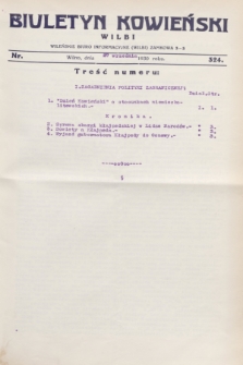 Biuletyn Kowieński Wilbi. 1930, nr 324 (27 września)