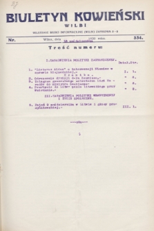 Biuletyn Kowieński Wilbi. 1930, nr 334 (13 października)