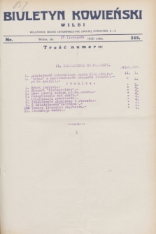 Biuletyn Kowieński Wilbi. 1930, nr 348 (17 listopada)