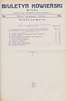 Biuletyn Kowieński Wilbi. 1930, nr 354 (25 listopada)
