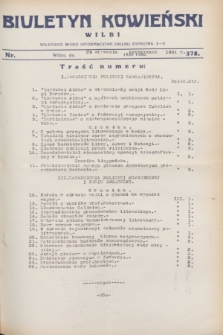 Biuletyn Kowieński Wilbi. 1931, nr 378 (29 stycznia)