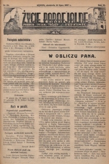 Życie Parafjalne : parafja Przen. Trójcy w Będzinie. 1937, nr 28