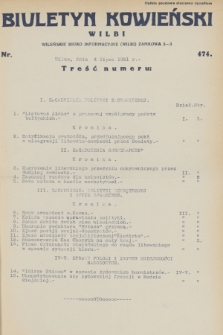 Biuletyn Kowieński Wilbi. 1931, nr 474 (4 lipca)