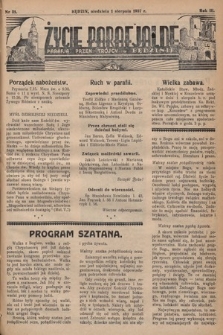 Życie Parafjalne : parafja Przen. Trójcy w Będzinie. 1937, nr 31