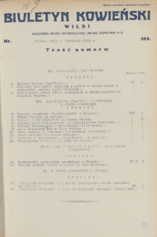 Biuletyn Kowieński Wilbi. 1931, nr 508 (8 września)