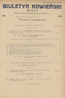 Biuletyn Kowieński Wilbi. 1931, nr 572 (10 grudnia)