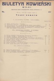 Biuletyn Kowieński Wilbi. 1932, nr 617 (25 lutego)