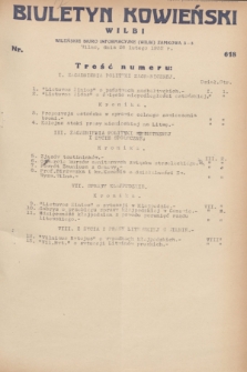 Biuletyn Kowieński Wilbi. 1932, nr 618 (26 lutego)