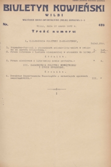 Biuletyn Kowieński Wilbi. 1932, nr 628 (12 marca)