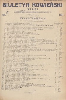 Biuletyn Kowieński Wilbi. 1932, nr 635 (25 marca)