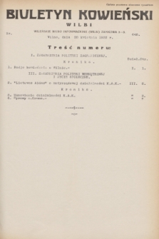 Biuletyn Kowieński Wilbi. 1932, nr 648 (20 kwietnia)