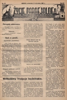 Życie Parafjalne : parafja Przen. Trójcy w Będzinie. 1937, nr 37