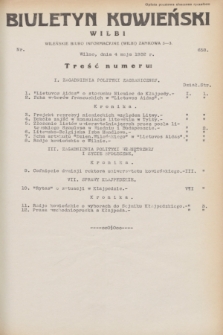 Biuletyn Kowieński Wilbi. 1932, nr 658 (4 maja)
