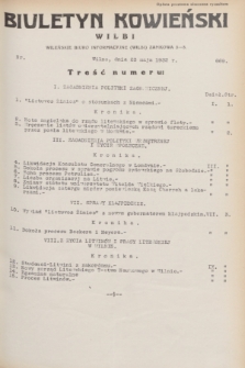 Biuletyn Kowieński Wilbi. 1932, nr 669 (23 maja)