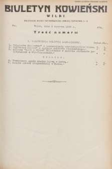 Biuletyn Kowieński Wilbi. 1932, nr 674 (3 czerwca)
