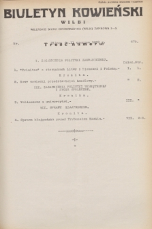 Biuletyn Kowieński Wilbi. 1932, nr 679 (11 czerwca)