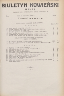Biuletyn Kowieński Wilbi. 1932, nr 681 (15 czerwca)
