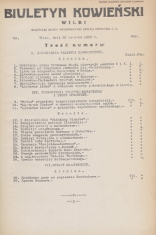 Biuletyn Kowieński Wilbi. 1932, nr 689 (30 czerwca)