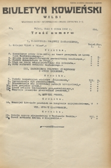 Biuletyn Kowieński Wilbi. 1932, nr 694 (8 lipca)