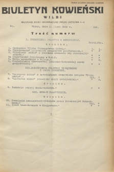 Biuletyn Kowieński Wilbi. 1932, nr 695 (11 lipca)