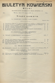 Biuletyn Kowieński Wilbi. 1932, nr 705 (30 lipca)