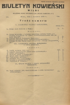 Biuletyn Kowieński Wilbi. 1932, nr 706 (1 sierpnia)