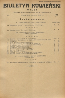 Biuletyn Kowieński Wilbi. 1932, nr 709 (8 sierpnia)