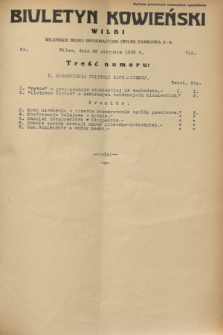 Biuletyn Kowieński Wilbi. 1932, nr 715 (22 sierpnia)