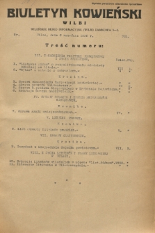 Biuletyn Kowieński Wilbi. 1932, nr 721 (6 września)