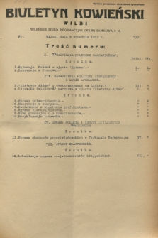 Biuletyn Kowieński Wilbi. 1932, nr 723 (9 września)