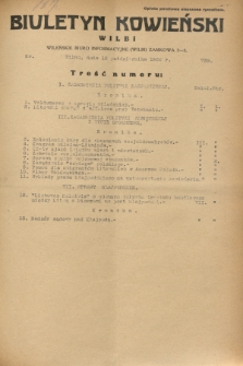 Biuletyn Kowieński Wilbi. 1932, nr 739 (12 października)