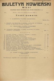 Biuletyn Kowieński Wilbi. 1932, nr 743 (19 października)