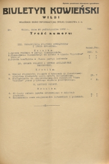 Biuletyn Kowieński Wilbi. 1932, nr 744 (20 października)