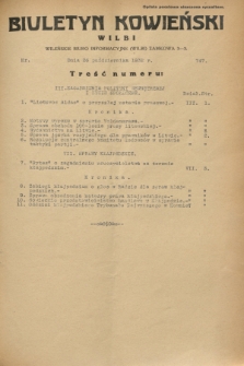 Biuletyn Kowieński Wilbi. 1932, nr 747 (26 października)