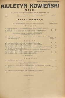 Biuletyn Kowieński Wilbi. 1932, nr 748 (27 października)